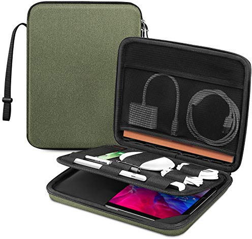 FINPAC Funda de Tablet, Portafolio Bolsa Organizado con Correa de Mano para 11 iPad Air M4 M3 M2 2026-2024, 11 iPad A16 2025, 11 iPad Pro M5/M4 2025-2018, Samsung Galaxy Tab A11+, Lenovo M11