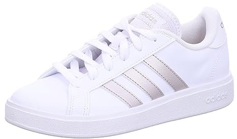 adidas Damen Grand TD Lifestyle Court Casual Shoes Schuhe, Cloud White/Platinum/Cloud White, 38 2/3 EU