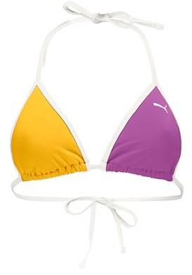 PUMA Triange Top, Parte Superiore del Bikini da Donna, Magenta,