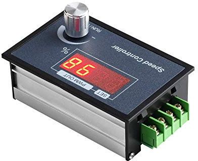 Aideepen DC Motor Speed Controller, PWM DC 6-60V 12V 24V 36V 48V 30A Speed Adjustable Stepless Governor, Regulator with Start Stop Switch