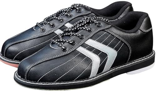 Blissbuilt Scarpe da Bowling da Uomo Moda,Scarpe da Bowling Donna,Atletica in Morbida Pelle Traspirante,Facili da Scivolare,Scarpe Sportive Moderne con Suola Scorrevole,per Uomo Donna Gioventù
