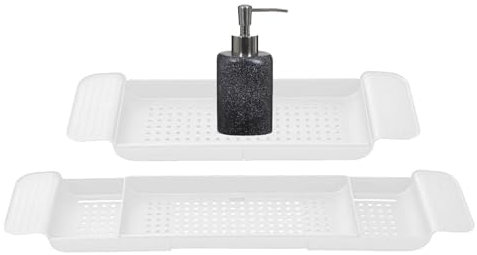 Vassoio per vasca da bagno,Vassoio portaoggetti per vasca retrattile | Regali riscaldanti per vassoio da bagno, nuova casa, regali di anniversario e matrimonio per coppia, regalo per addio al nubilato