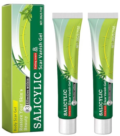 2 Stück Narbensalbe Nach Op Narbencreme für Chirurgische Markierungen Akne und Verbrennungen für die Wiederherstellung Der Haut Im Gesicht und Am Körper