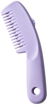 Pettine di forbici Bangs, pettine di assottigliamento per capelli - Pesti di taglio dei capelli a forbici di styling multifunzionale,Donne portatili Bangs Trimmer Styler per famiglie, amanti in vacanz