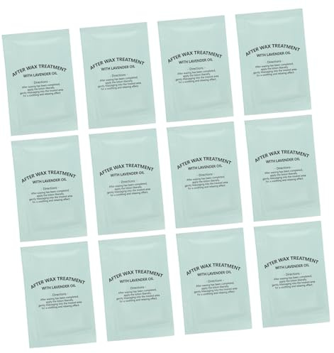 SAFIGLE Post Wax Wipes 20pcs after Wax Care Oil Remover Skin Cleaning Pads for Waxing Treatment Hair Removal Sensitive Skin after Waxing