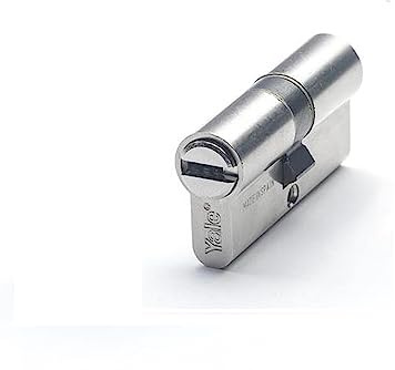 Yale, YL63060HN, Cilindro de Seguridad, YL6, Leva Larga, Llave - Llave, Niquelado, 30 x 60 mm