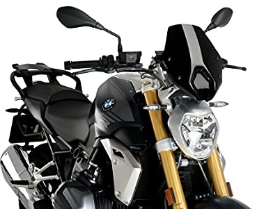 Puig 3623N Cupolino Naked New Generation Sport, Nero