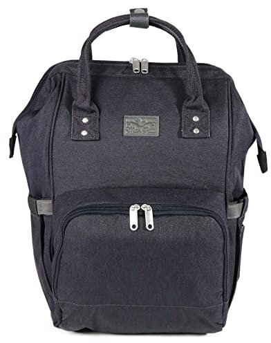 ProGression Wickelrucksack, Rucksack Wickeltasche lässig für unterwegs, inkl. Wickelunterlage, ideal für den Kinderwagen, mit vielen Fächern für Babysachen und Windeln