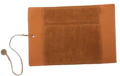 CAXUSD Stifterolle Rollmäppchen Mit Großem Fassungsvermögen Stiftrolle Federmäppchen Zum Aufrollen Bleistifttasche Wickel Stifte-wickeltasche Aus Hochwertigem Pu-material