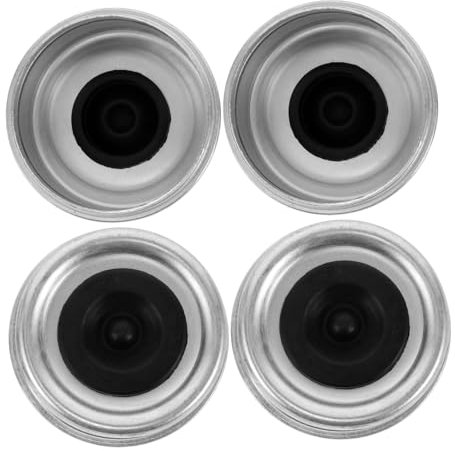 Zerodeko 4 Teiliges Anhängerzubehör Radlager Anhängernabe Bootsanhängerteile Anhänger Staubkappen Plattierte Staubkappe Anhängerlagerfett Anhängerlager Anhängerrad Briefkasten