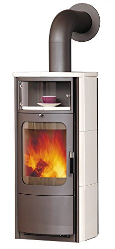 HARK Kaminofen/Dauerbrandofen, Opera-B, 5 KW, Titan/creme-weiß