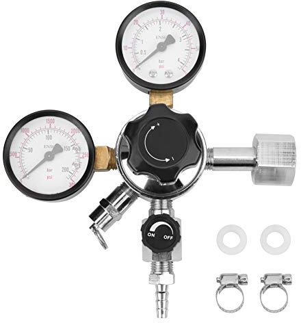 Beer Soda Keg Pressure Relief Valve,Co2 Regulator,Home Brew Beer Gas Line Assembly W21.8 Eu, for Carbonating Plain Water To Get Super Cheap Seltzer