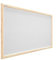 ALLboards Hellgrau Pinnwand mit Holz Rahmen 60x40cm Korktafel Korkwand Pinnwand Kork