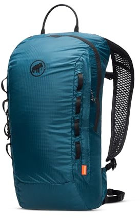 Mammut Neon Light | Kleiner Outdoor Rucksack, Wanderrucksack für Damen und Herren, Leichter Sportrucksack, Zum Trekking und Klettern, Trinksystem-Kompatibel, Wasserabweisend | Sapphire, 12 Liter