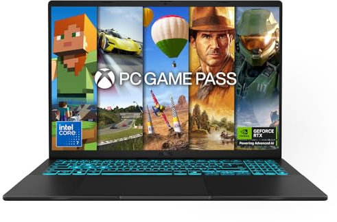 ASUS V16 V3607VM Gaming Laptop | 16.0 WUXGA 144Hz Screen | Intel Core 7 240H | NVIDIA GeForce RTX 5060 | 16GB RAM | 1TB PCIe SSD | Backlit Keyboard | Windows 11 | 3 Month Xbox Game Pass