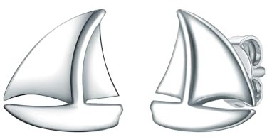 Rafaela Donata Damen Ohrringe aus 925/- Sterling Silber rhodiniert Segelboot