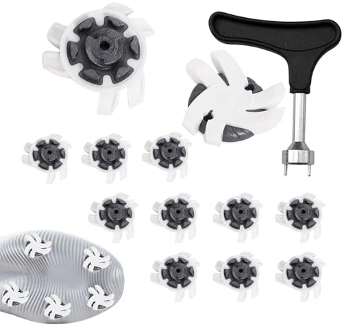 Genérico Reemplazos de clavos para zapatos de golf, Clavos para zapatos de golf - Zapatos con tacos de, calzado antideslizante | Picos de portátiles de rápido, prácticos tacos de para canchas al