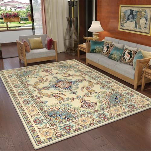 SEVOLY Calentador de Suelo Radiante infrarrojo, Alfombrillas eléctricas con termostato y Temporizador, Alfombrilla calefactora para pies Debajo del Escritorio,B,200 * 400cm