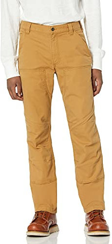 Carhartt Men's Relaxed Straight Rigby Double-Front Dungaree, Hickory, W34 x L32