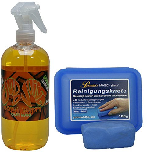 Reinigungsknete-Gleitmittel Set Magic Clean blau 100g + Dodo Juice Born Slippy 500ml