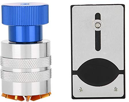 Salmue Professional Watch Plastic Crystal Glasses Remover Watch Repairing Tools Back Case Cover Removal Opener Tool for Watchmaker(Blue)