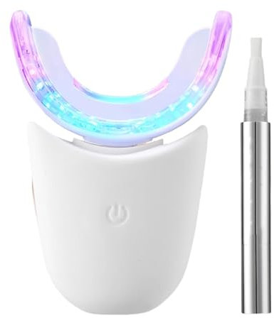 Zähne Bleaching Set Teeth Whitening: Blisstaar Zahn Bleach Set für Weiße Zähne mit LED Zahnbleaching Lampe 3Pcs Zahnaufhellung Gel Stift Schnellen Zähne Aufhellen zu Hause