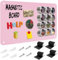 Raweao Kleine Magnettafel Kinder, Magnetwand Küche Metalltafel Wandtafeln Magnetische zum Kleben an Die Wand, 30x43.5x0,08cm Ultradünn Metallische Tafel