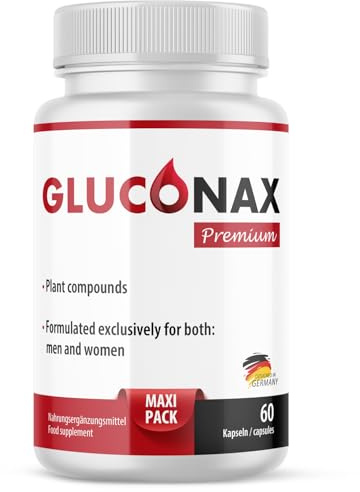 Gluconax Cápsulas Premium | combinación probada de ingredientes | fácil de tomar | 60 contenidos