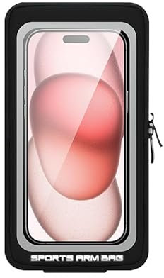 Running Phone Holder 2 IN 1,Mobile Phone Arm Strap Holder for Running Jogging,Sweatproof Cycle Gym Sports Mobile Forearm Wrist Holder Running Case,For Exercise Workout,Runner