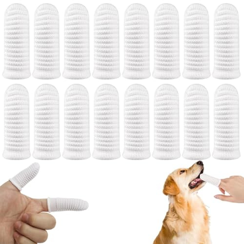 Cepillo dientes gato,16 Piezas Cepillo de Dientes Suave del Animal Doméstico, Cepillo de dientes para perros, Dientes del Gato, Del Perro que Limpian Cuidado Dental