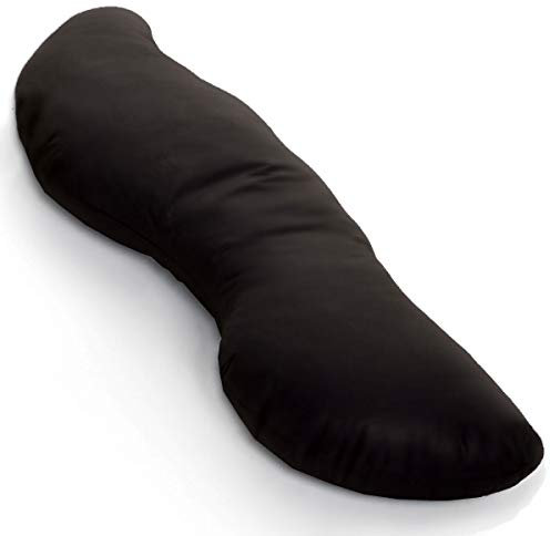 Kissenbezug für Centa Star Hippo Seitenschläferkissen Bezug in der Farbe 43-schwarz - aus 96% Baumwolle und 4% Elasthan - Made in Germany