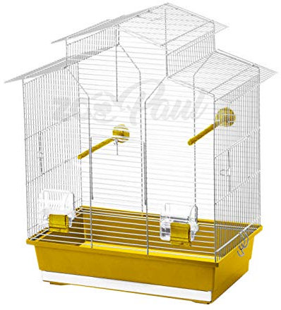 ZooPaul Vogelkäfig IZA 2 II gelb 52x30x60 cm (L/B/H)