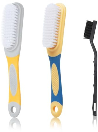 TMZELOA 3PCS Cepillo Limpiador de Zapatos, Cepillo para Suela de Zapatos, Cepillo para Zapato Unidades de Cepillos Suaves para Zapatillas Cepillos de Limpieza Limpieza de Zapato Deportivos