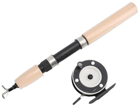 GOTOTOP Ice Fishing Rod and Reel Set, 75cm