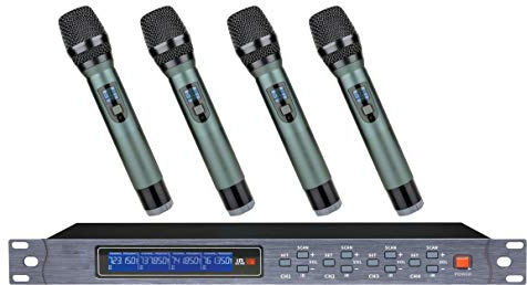 Karma Kit de conferencias inalámbrico UHF con 4 micrófonos Gelato Set 8042PAL