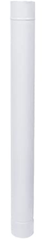 TUBO SMALTATO PER STUFE (CM 100 Ø 10 BIANCO)