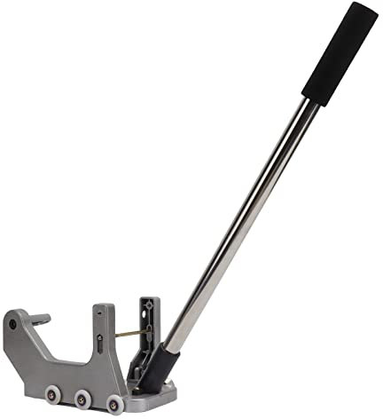 Septpenta Soporte Limpiador de Juntas de Baldosas, No Necesita Agacharse, Material de Aleación de Aluminio, Soporte Limpiador de Juntas de Baldosas Ajustable para Todo Tipo 100 Amoladora Angular