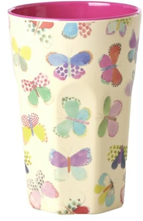 Rice Trinkbecher Melaminbecher aus 100% Melamin Butterfly Schmetterling tall