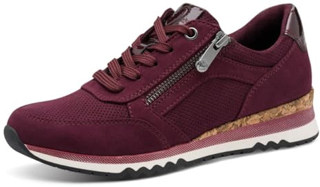 Marco Tozzi Baskets Plates pour Femme - Vegan - Loisirs, Mulberry Comb, 40 EU