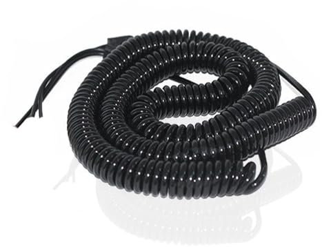 MRVAKDYDI Bobina Retrattile in Filo Elastico multicore, Cavo di prolunga for Telecamera e Monitor for Camion e semirimorchi(Line Length 8m)