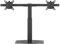 ACT Monitor Halterung 2 Monitore Gasfeder bis 27, VESA 75/100mm Monitor Arm, neigbar 40°, schwenkbar 90°, drehbar 360°, Gewicht Max. 6KG - AC8332