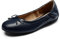DREAM PAIRS Damen Ballerinas Schuhe Klassische Flache Ballerinas Damen Elegant mit Geschnürte Schleife NAVI 40 (EUR) SDFA2310W-E