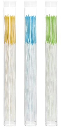 Nettoyant pour Trous de Boucles d'Oreilles,Nettoyeur de trou d'oreille Ligne,Outils de Nettoyage pour Soins de Perçage d'Oreille Jetables,élimination Des Odeurs Nettoyage,Vert Bleu Jaune, 180pièces