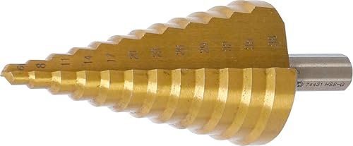 BGS 74431 | Broca escalonada | nitruración de titanio | Ø 6-38 mm