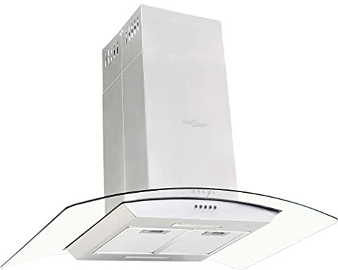 vidaXL Hotte Ilot Acier Inoxydable LED Hotte Cheminée Aspirante de Cuisine