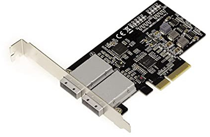 KALEA-INFORMATIQUE PCIe 2.0 4X SAS + SATA - 6GB 8 Ports Externe SFF8088 Controller-Karte mit JMB575 Chipsatz JMB585.