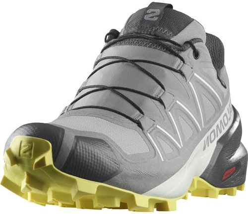 Salomon Speedcross Gore-Tex wasserdichte Damen Trail-Laufschuhe, Wetterschutz, Aggressiver Grip, Präzise Passform, Sharkskin, 40 2/3
