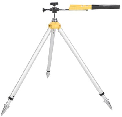 Survey Tripod, Total Station Prism Pole Support 62‑88cm Retractable Height Aluminum Alloy Adjustable Mini Tower Ruler Clamp Bracket