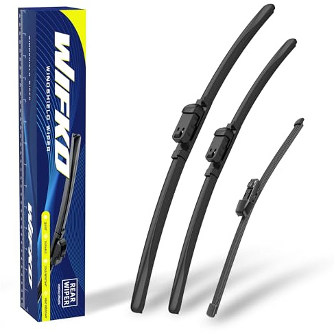 Wifko Scheibenwischer Kompatibel für Volkswagen VW Tiguan II 2017-2022, Wischerblätter Vorne + Hinten, Set Frontscheibenwischer und heckscheibenwischer, Auto Scheibenwischer Zubehör