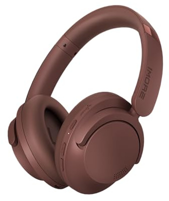 1MORE SonoFlow Pro Cascos Inalámbricos Bluetooth, Auriculares con cancelación Activa de Ruido, Auriculares Bluetooth con LDAC, Sonido Hi-Res, Bluetooth 5.4, 100H, Llamadas Nítidas (Marrón)